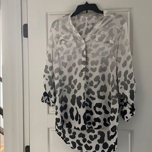 “Cow” pattern three quarter length.